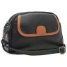 Компактная женская сумка кросс боди из фактурной кожи через плечо Borsa Leather 108879 modnotak фото - 1