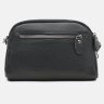 Компактная женская сумка кросс боди из фактурной кожи через плечо Borsa Leather 108879 modnotak фото - 3