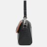 Компактная женская сумка кросс боди из фактурной кожи через плечо Borsa Leather 108879 modnotak фото - 4