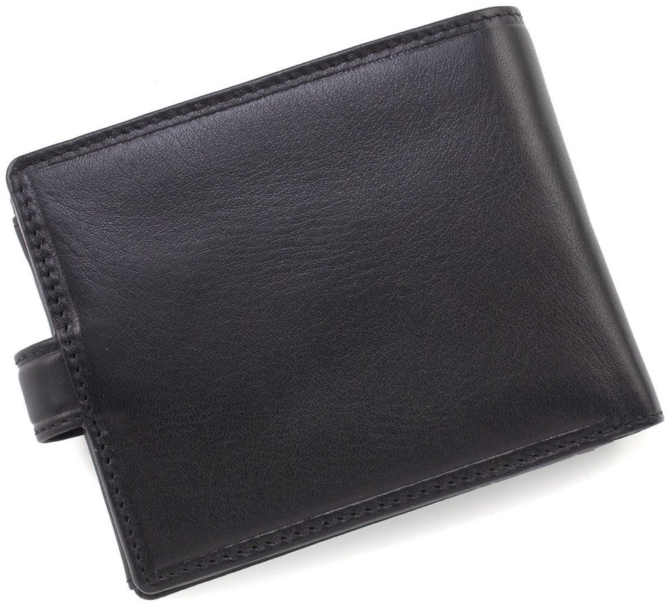 Классическое мужское портмоне из высококачественной натуральной кожи с блоком для карт и документов Visconti Rome 68879