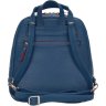 Синій невеликий жіночий рюкзак з натуральної шкіри Issa Hara (27031) - 2
