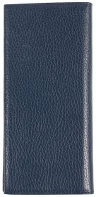 Місткий чоловічий купюрник із фактурної шкіри Desisan 80680 Синього кольору