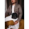Мужская сумка планшет из натуральной кожи через плечо Tiding Bag 90780 Черная modnotak фото - 8