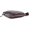 Вертикальная сумка-рюкзак из натуральной кожи коричневого цвета VINTAGE STYLE (14186) - 6