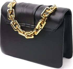 Стильная женская каркасная сумка из кожзаменителя на цепочке Vintage (18709)