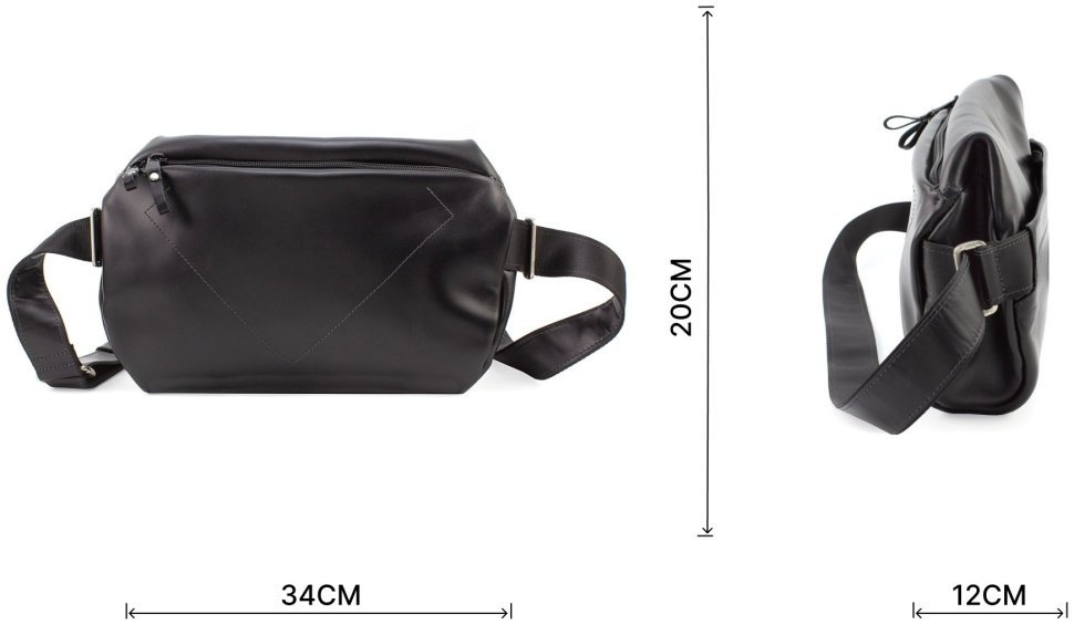 Велика сумка бананка із італійської шкіри Сицилія - Grande Pelle (51880) фото №3 Велика сумка бананка із італійської шкіри Сицилія - Grande Pelle (51880) modnotak фото №3