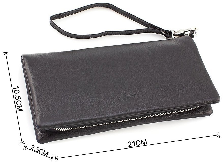 Большой мужской бумажник – клатч для купюр и карточек из натуральной премиум кожи MD Leather Collection (18102) modnotak фото №3