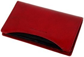 Картхолдер шкіряний Prestige червоного кольору Vip Collection 102580