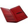 Картхолдер шкіряний Prestige червоного кольору Vip Collection 102580 modnotak фото - 3