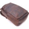 Добротна чоловіча сумка-слінг із вінтажної шкіри коричневого кольору Vintage (2421285) - 3