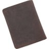 Солидное мужское портмоне коричневого цвета без монетницы Tony Bellucci (10673) - 3