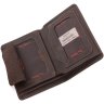 Солидное мужское портмоне коричневого цвета без монетницы Tony Bellucci (10673) - 5