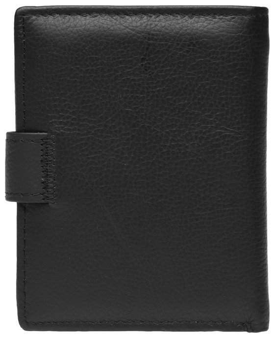 Черное мужское портмоне среднего размера из натуральной кожи Horse Imperial 73180 modnotak фото №3