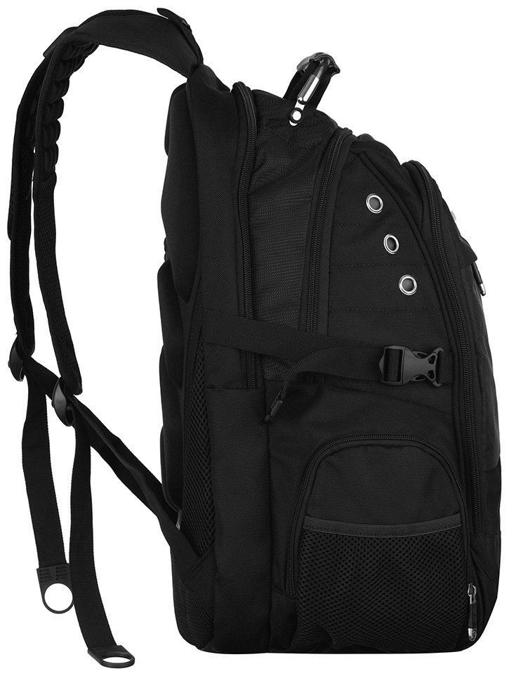 Функциональный текстильный рюкзак с отсеком для ноутбука до 16" 2E SmartPack черного цвета 103480 modnotak фото №3