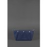 Темно-синяя плетеная сумка из натуральной кожи BlankNote Пазл S (12754) - 6
