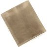 Бежевое мужское портмоне из винтажной кожи на магнитах KARYA (21754) - 3