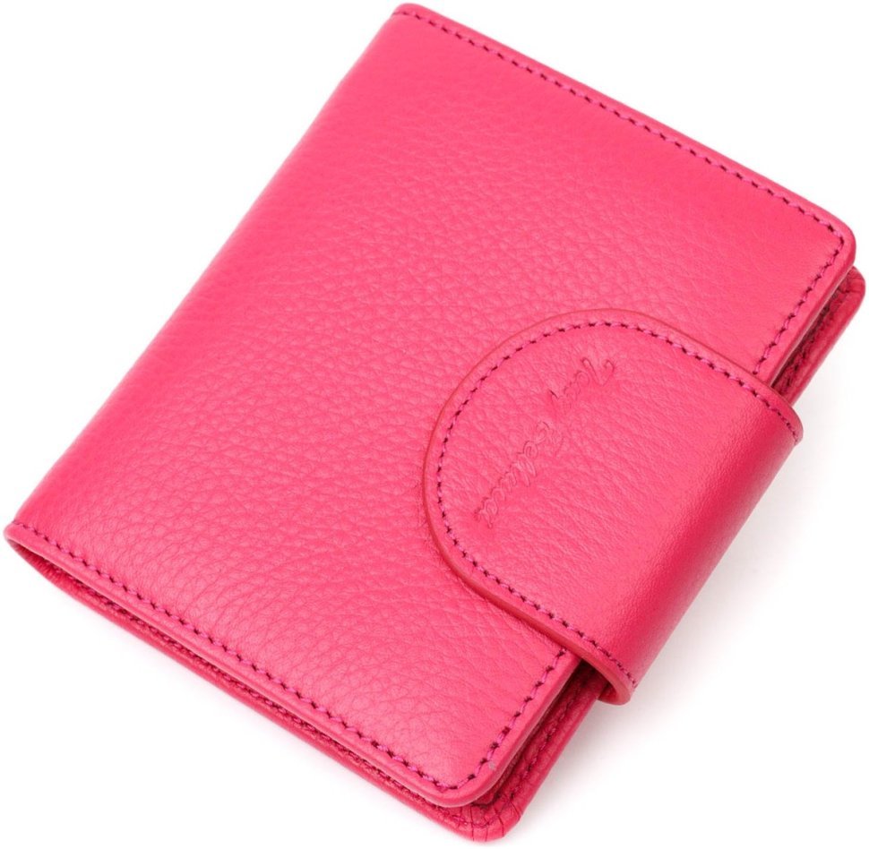 Модний жіночий гаманець із натуральної шкіри кольору фуксія Tony Bellucci (2422063)