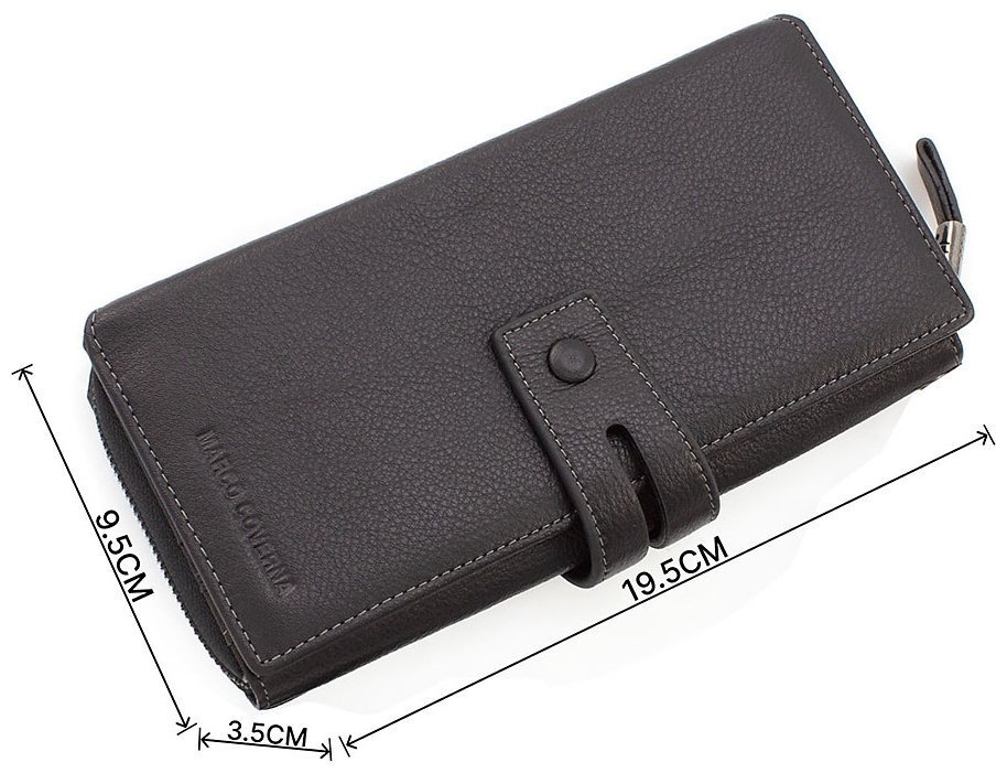 Вместительный кожаный кошелек-клатч Marco Coverna (17015) фото №3 Вместительный кожаный кошелек-клатч Marco Coverna (17015) modnotak фото №3