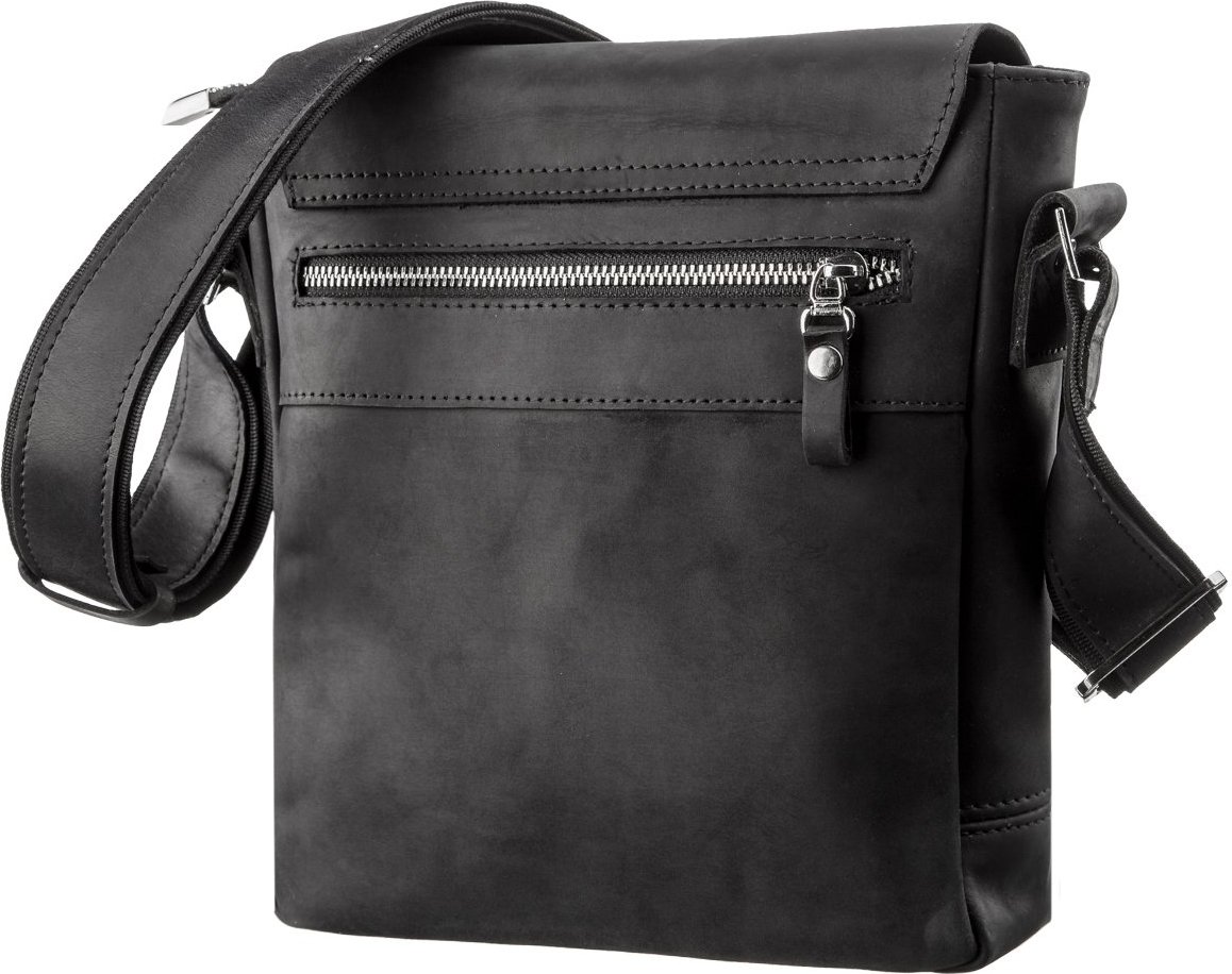 Мужская кожаная сумка на плечо классического стиля SHVIGEL (11171)