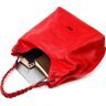 Червона сумка жіноча з натуральної шкіри флотар з однією лямкою KARYA (2420866) - 8