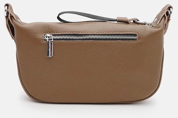 Вместительная женская сумка из натуральной зернистой кожи коричневого цвета Borsa Leather 94680 фото №3 Вместительная женская сумка из натуральной зернистой кожи коричневого цвета Borsa Leather 94680 modnotak фото №3