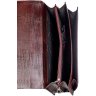 Красивий чоловічий портфель коричневого кольору з натуральної шкіри Desisan (216-142) - 5