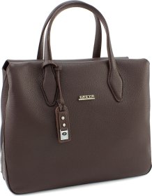 Жіноча шкіряна сумка з маленькою сумочкою в комплекті KARYA (21019)