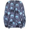 Недорогий сірий рюкзак із текстилю на дві блискавки Bagland (55380) - 7