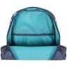 Недорогий сірий рюкзак із текстилю на дві блискавки Bagland (55380) - 9