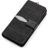 Чорний гаманець клатч з екзотичної шкіри морського ската STINGRAY LEATHER (024-18106) - 1