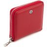 Женский кошелек из натуральной кожи красного цвета на молнии ST Leather 1767280 - 9