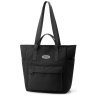 Містка жіноча сумка-шоппер із текстилю чорного кольору Confident 77580 - 1