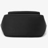 Містка жіноча сумка-шоппер із текстилю чорного кольору Confident 77580 - 4