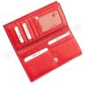 Червоний гаманець з фактурної шкіри KARYA (1014-46) - 5