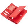 Красный кошелек с фактурной кожи KARYA (1014-46) - 6