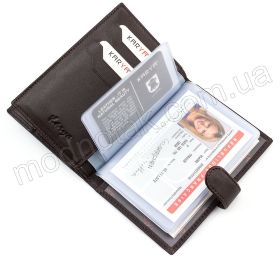 Обложка для паспорта и документов из гладкой кожи KARYA (443-9) - 2