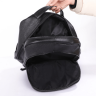 Просторий чоловічий міський чорний рюкзак з натуральної шкіри Tiding Bag (19453) - 9