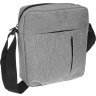 Мужской рюкзак серого цвета из полиэстера с сумкой в комплекте Remoid (22148) - 6