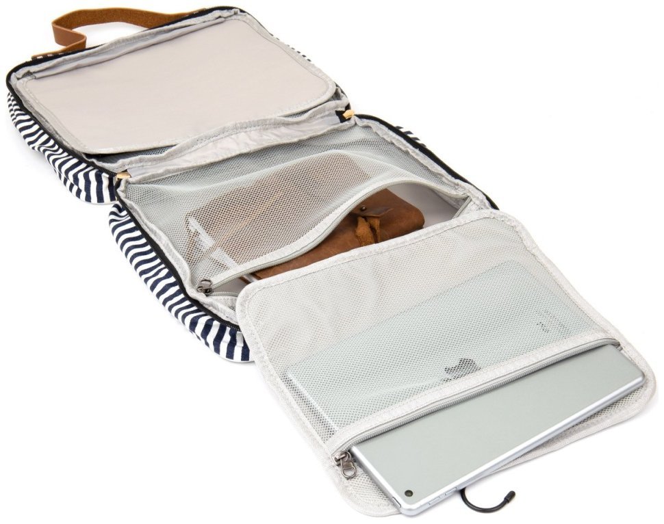 Женский текстильный органайзер для путешествий Vintage 2420651 Белая фото №7 Женский текстильный органайзер для путешествий Vintage 2420651 Белая modnotak фото №7