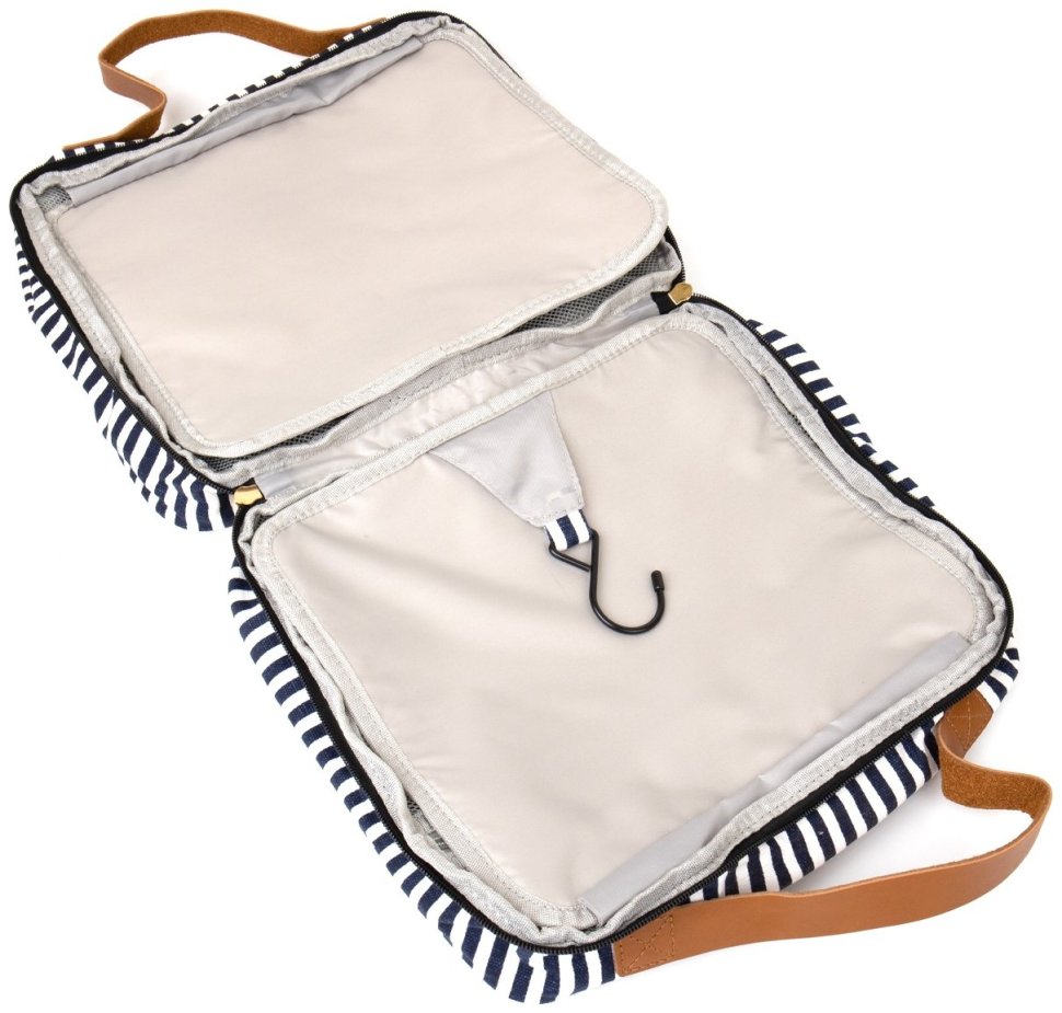 Женский текстильный органайзер для путешествий Vintage 2420651 Белая фото №8 Женский текстильный органайзер для путешествий Vintage 2420651 Белая modnotak фото №8