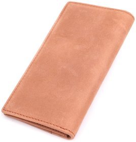 Универсальный кошелек из винтажной кожи Vintage 2422853 Рыжий