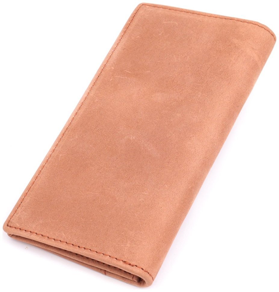 Универсальный кошелек из винтажной кожи Vintage 2422853 Рыжий modnotak фото №2