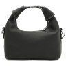 Стильная женская сумка из фактурной кожи через плечо Borsa Leather 108880 черного цвета modnotak фото - 1