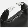 Стильная женская сумка из фактурной кожи через плечо Borsa Leather 108880 черного цвета modnotak фото - 5
