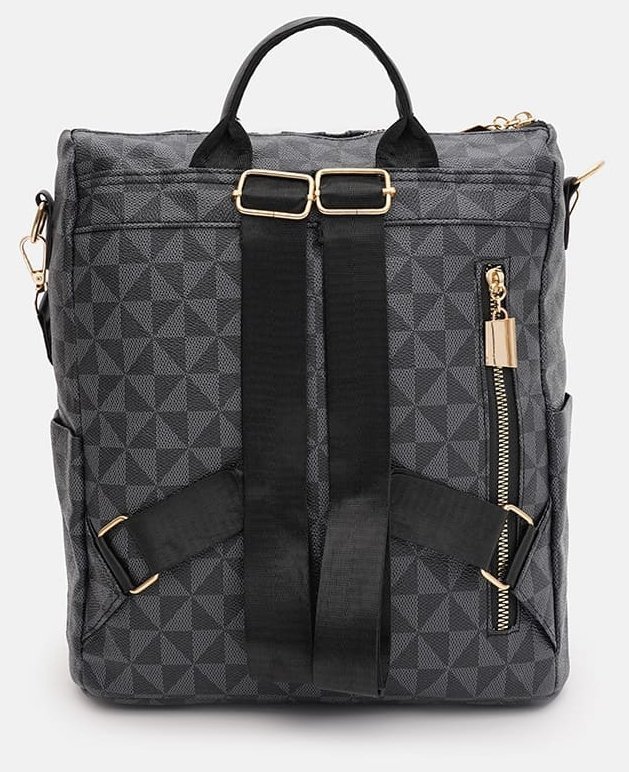 Повсякденний жіночий рюкзак зі шкірозамінника Monsen 88880 Чорний фото №3 Повсякденний жіночий рюкзак зі шкірозамінника Monsen 88880 Чорний modnotak фото №3