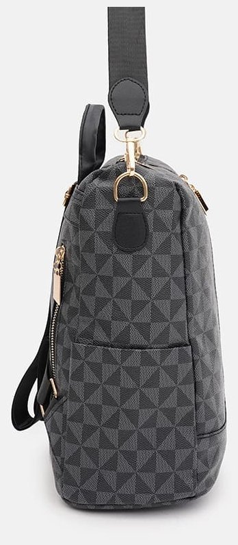 Повсякденний жіночий рюкзак зі шкірозамінника Monsen 88880 Чорний фото №4 Повсякденний жіночий рюкзак зі шкірозамінника Monsen 88880 Чорний modnotak фото №4