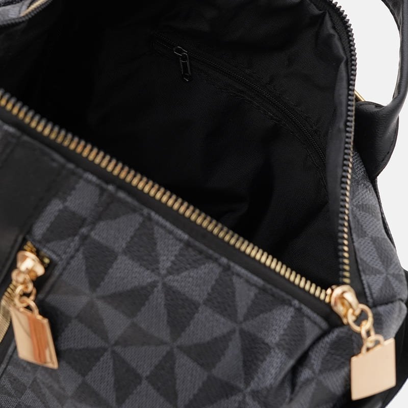 Повсякденний жіночий рюкзак зі шкірозамінника Monsen 88880 Чорний фото №5 Повсякденний жіночий рюкзак зі шкірозамінника Monsen 88880 Чорний modnotak фото №5