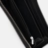 Лакированный кошелек клатч из натуральной кожи с кистевым ремешком Ricco Grande 109080 черного цвета modnotak фото - 5