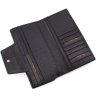 Класичний жіночий гаманець з натуральної чорної шкіри Tony Bellucci (10878) - 5