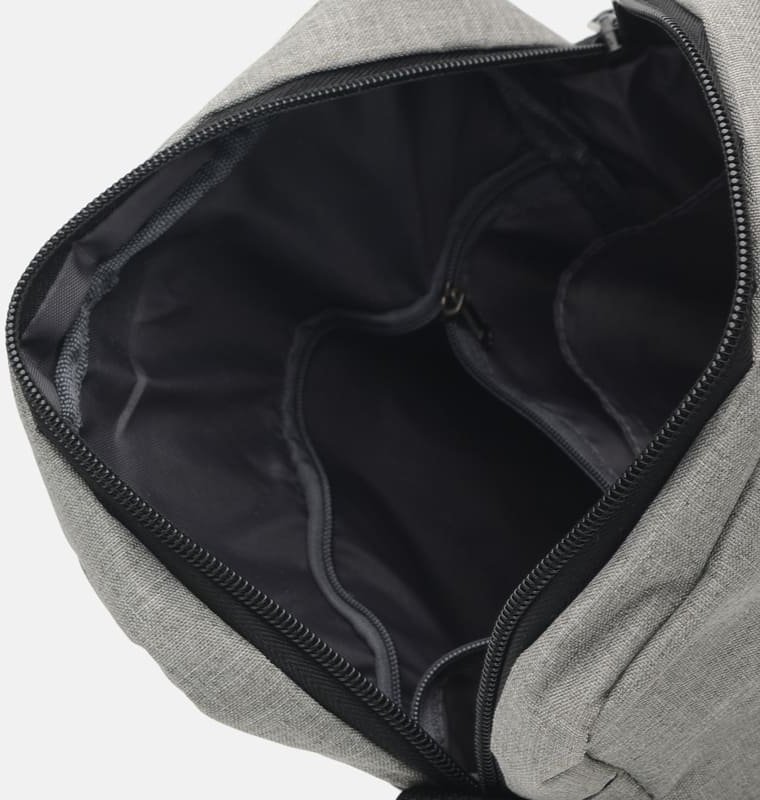 Мужская серая сумка-планшет из полиэстера через плечо Remoid (15715)